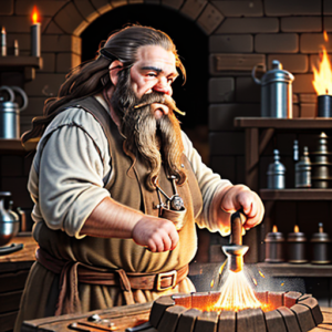 Granin Martelacier, maître forgeron nain