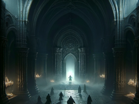 Donjons et Dragons, campagne Tales of Eternia. Chapitre 4, épisode 1. Entrée de la cathédrale des ombres.
